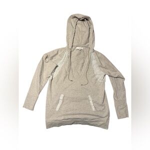 LOFT Cream Colored Hooded Sweater